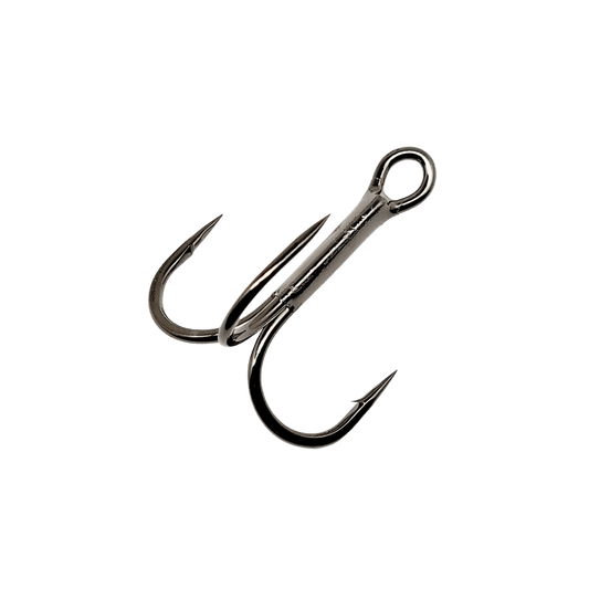 GAMAKATSU TREBLE 2X STRONG RND BEND 6PK NS BLACK