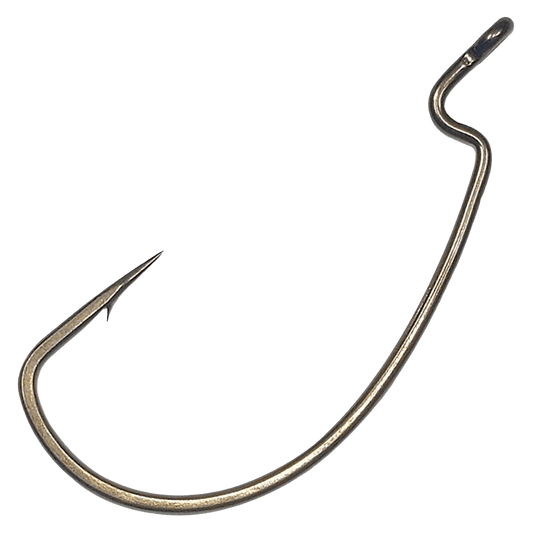 GAMAKATSU WORM HOOK EWG SUPERLINE - BLACK, 2/0 to 5/0