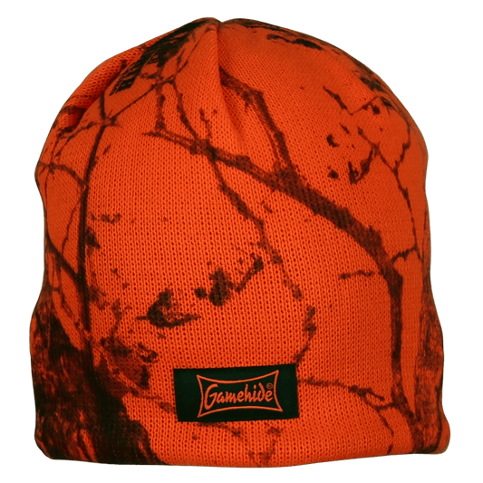 GAMEHIDE SKULL CAP - NAKED NORTH BLAZE ORANGE CAMO