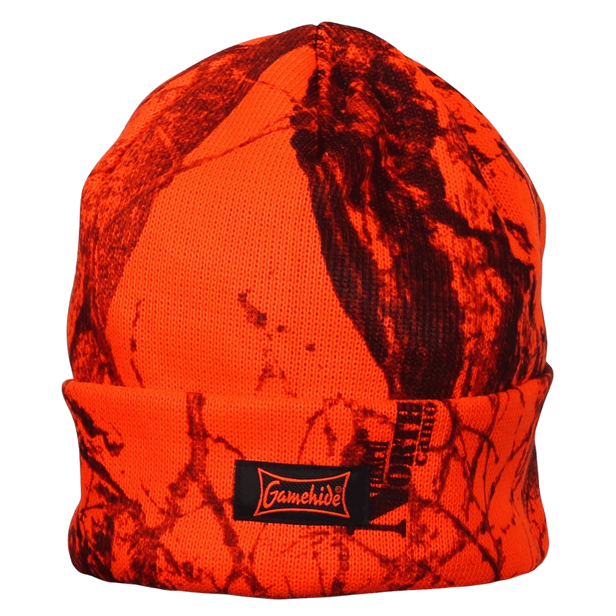 GAMEHIDE THINSULATE KNIT HAT - NAKED NORTH BLAZE ORANGE CAMO