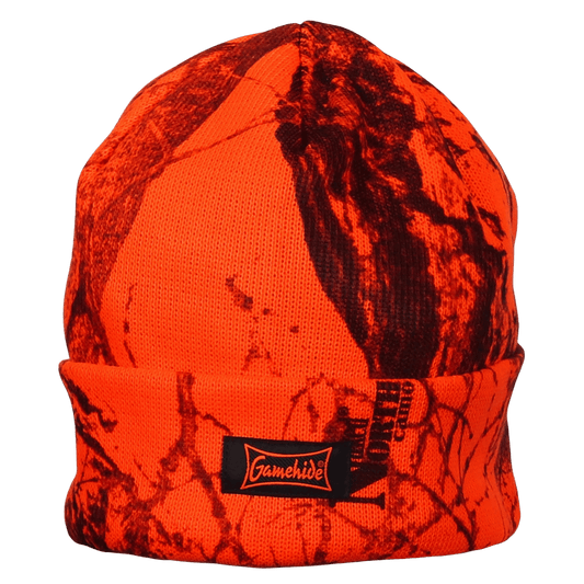 GAMEHIDE THINSULATE KNIT HAT - NAKED NORTH BLAZE ORANGE CAMO
