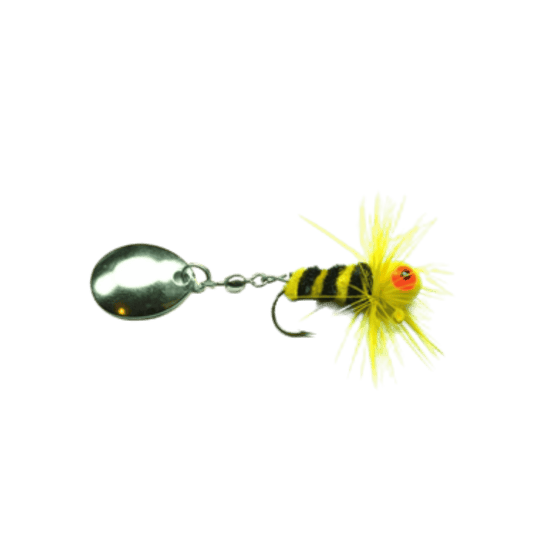 GAPEN SPIN BEE JIG YELLOW BLACK IMAGE