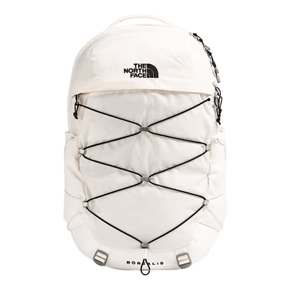  NORTHFACE WOMEN'S BOREALIS BACKPACK-NPF - GARDENIA WHITE/TNF BLACK