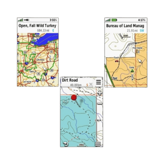 GARMIN HUNTVIEW PLUS 25 SD WYOMING MULTI COLOR