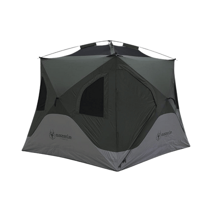 GAZELLE TENTS T3X HUB TENT -ALPINE GREEN - UPPER DETAIL