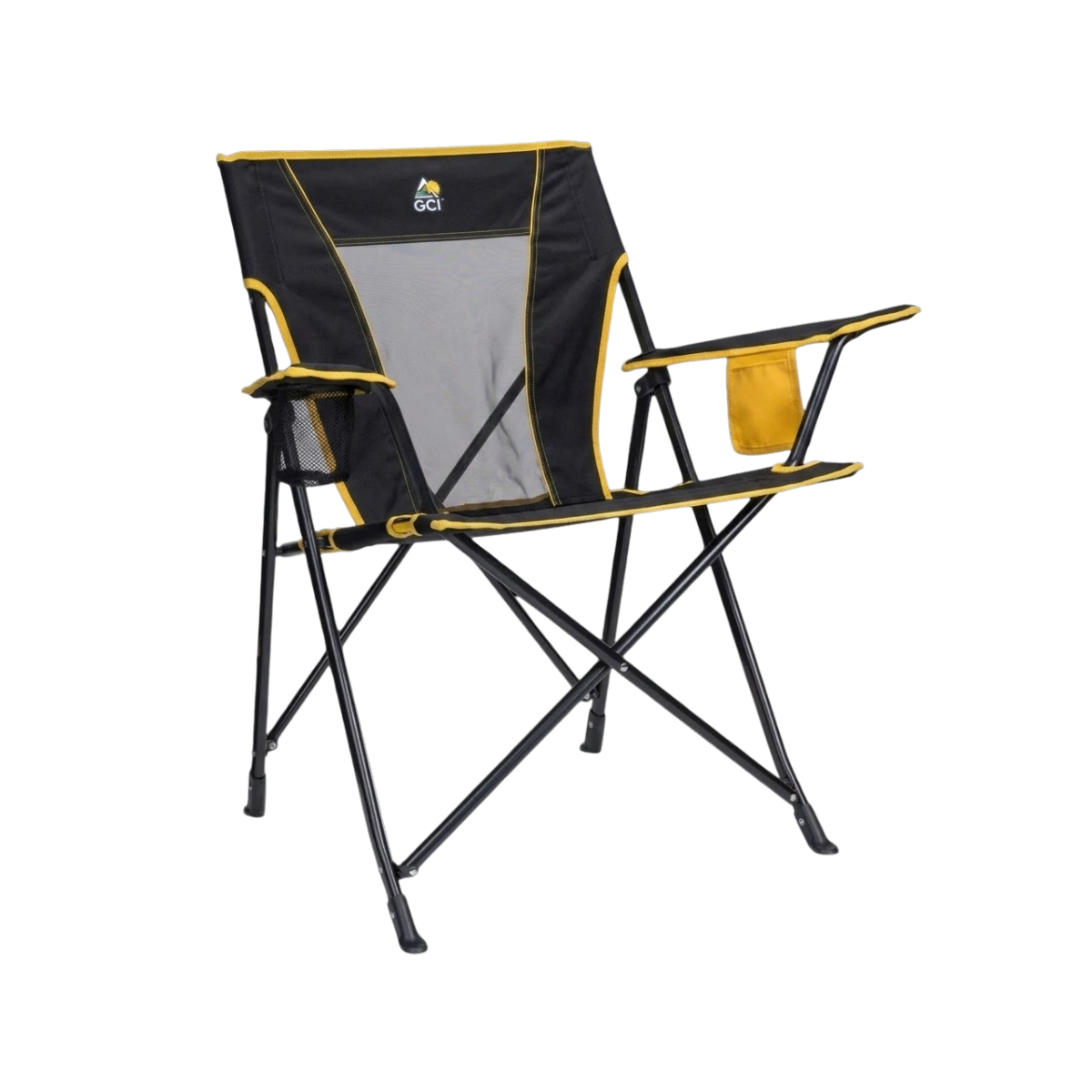 GCI OUTDOOR COMFORT QUAD CHAIR BLACK YELLOW