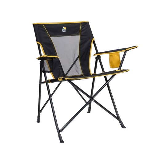 GCI OUTDOOR COMFORT QUAD CHAIR BLACK YELLOW