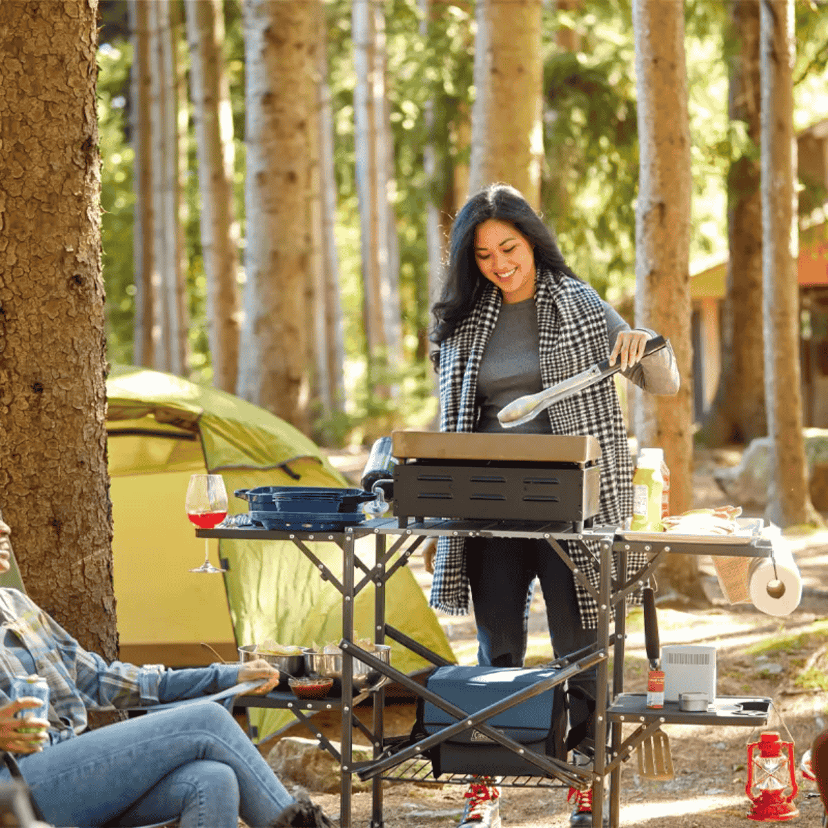 GCI OUTDOOR SLIM FOLD COOK STATION - LIFESTYLE