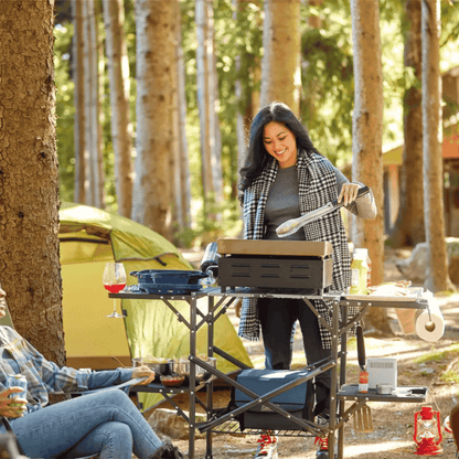 GCI OUTDOOR SLIM FOLD COOK STATION - LIFESTYLE