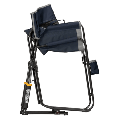GCI OUTDOOR FREESTYLE ROCKER™ - INDIGO BLUE - FOLDED SIDE VIEW