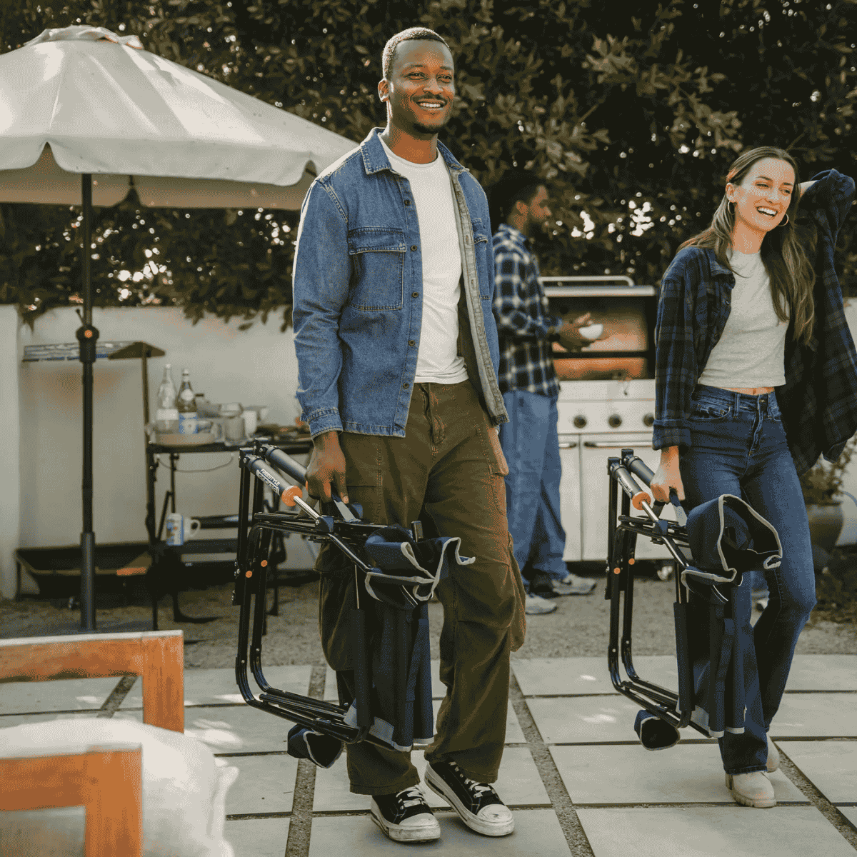 GCI OUTDOOR FREESTYLE ROCKER™ - INDIGO BLUE - LIFESTYLE 2
