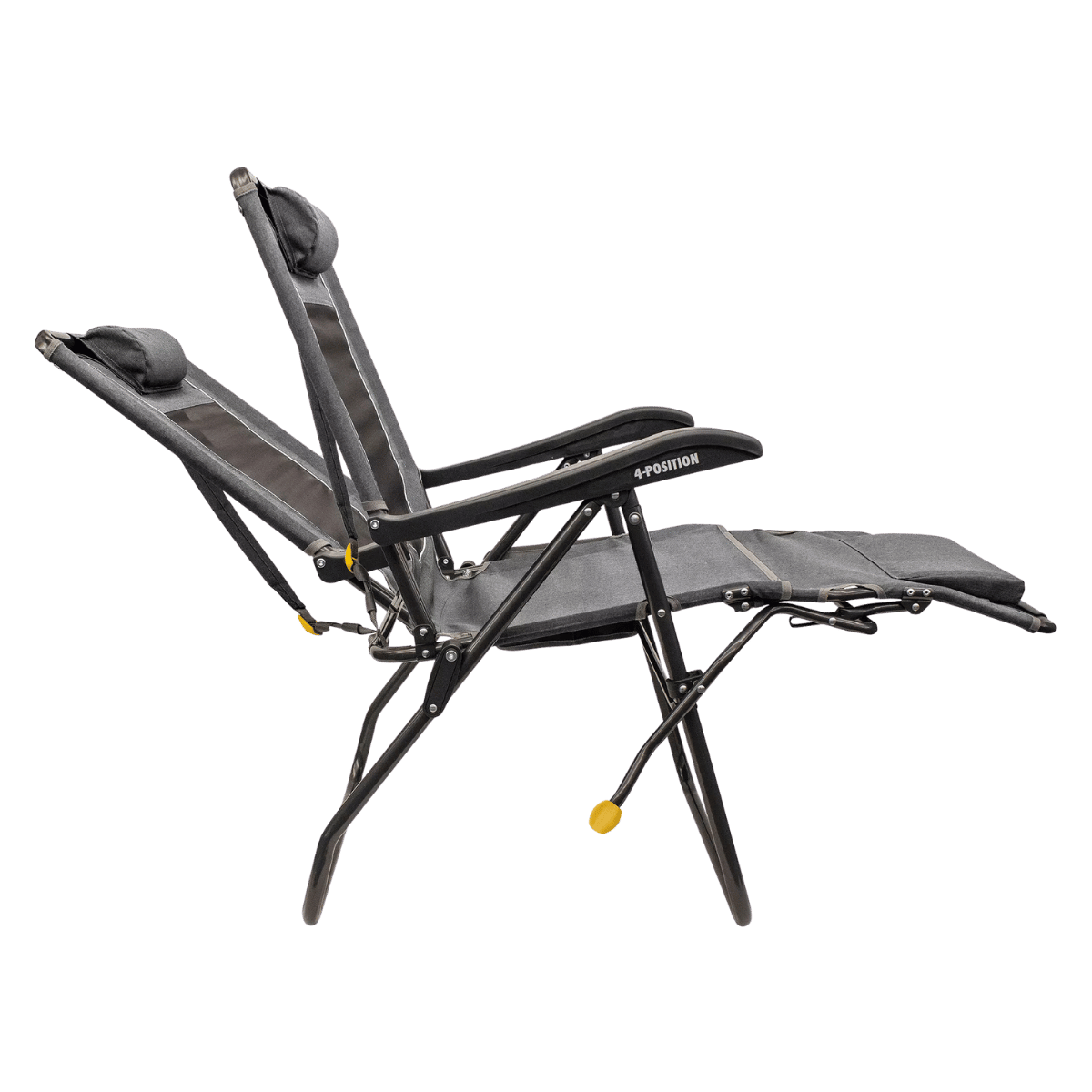 GCI OUTDOOR LEGZ UP LOUNGER PEWTER_SIDE ANGLE