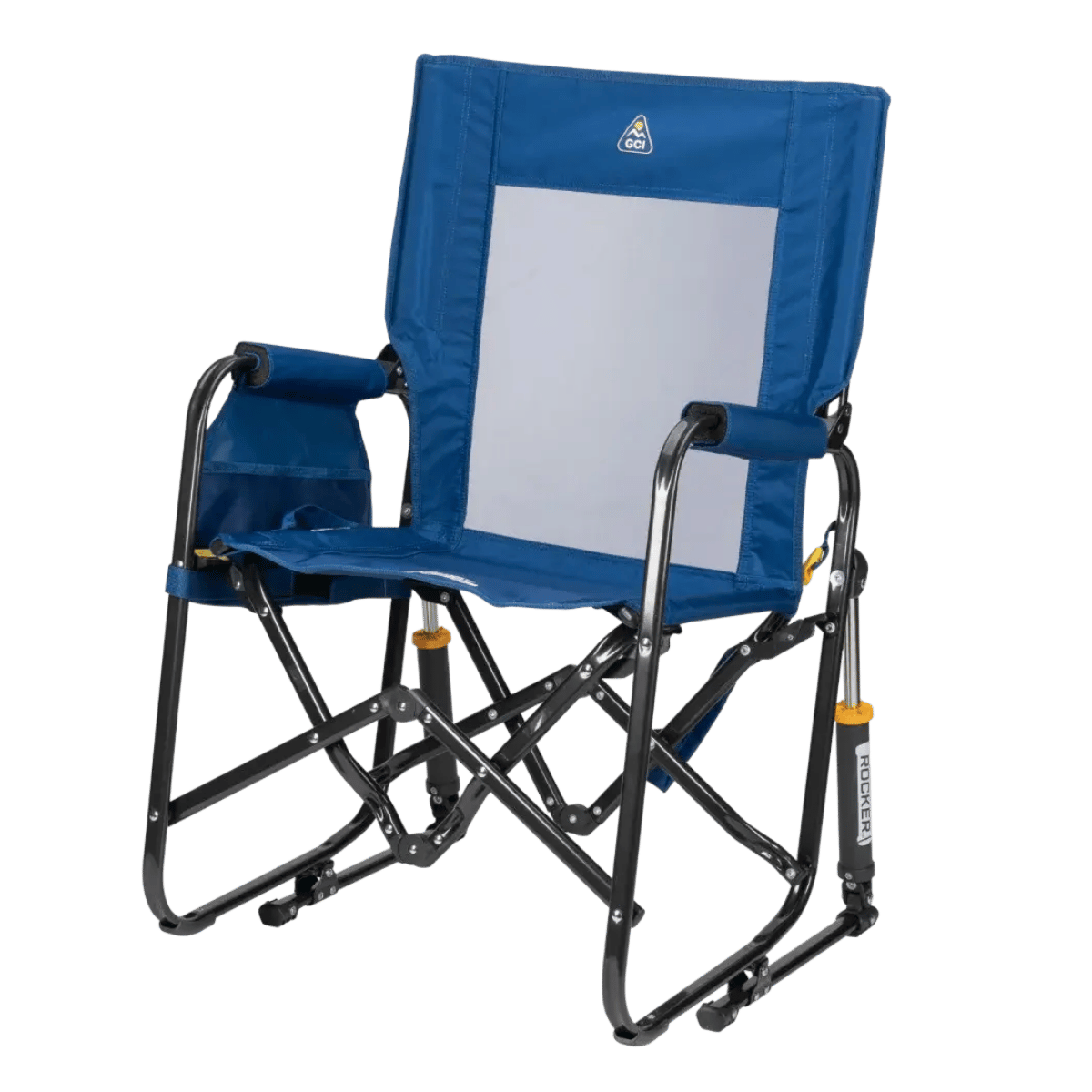 GCI OUTDOOR STOWAWAY ROCKER - SOFT NAVY_SIDE ANGLE