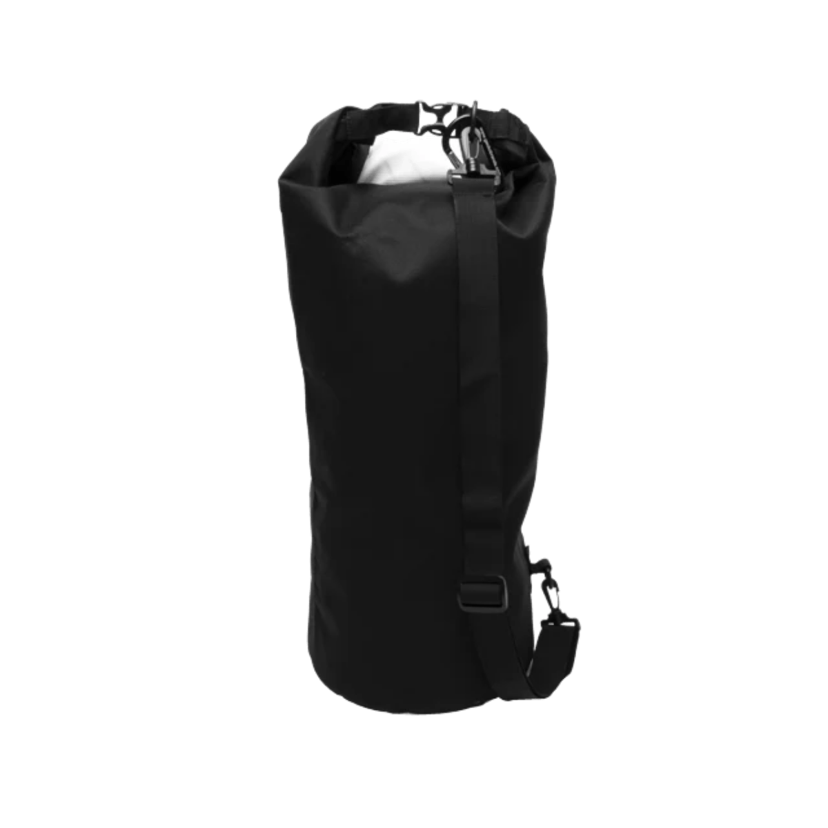 GECKO BRANDS DURABLE VIEW DRY BAG 20L - BLACK - BACK VIEW