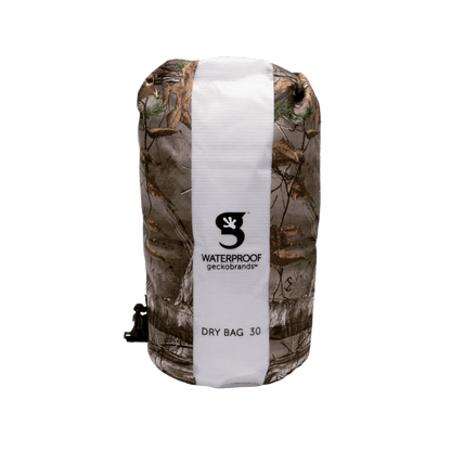 GECKO BRANDS DURABLE VIEW DRY BAG - 30L" - EDGE- FRONT VIEW