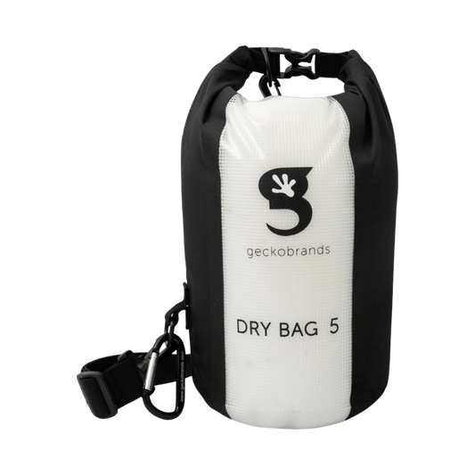 GECKOBRANKDS DURABLE VIEW DRY BAG 5L BLACK