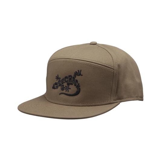 GEECRACK LIZARD LOGO HAT COYOTE BROWN