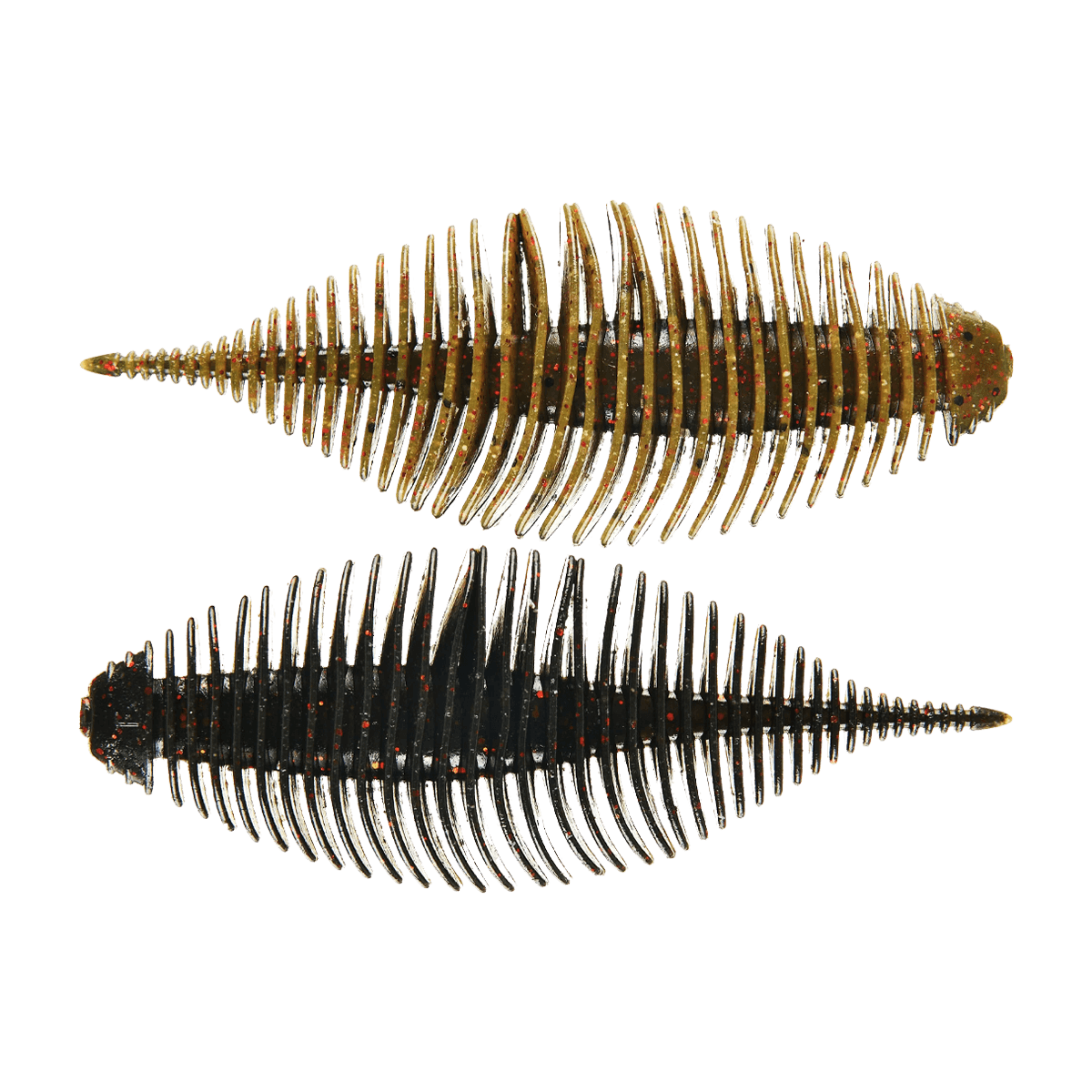 GEECRACK BELLOWS GILL CREATURE BAIT 5PK - 3.8 INCH - AJ'S SPICY AVACADO
