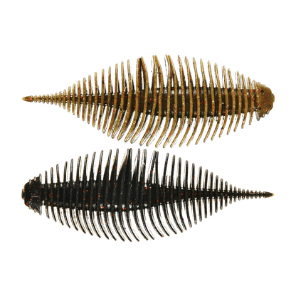 GEECRACK BELLOWS GILL CREATURE BAIT 5PK - 3.8 INCH - AJ'S SPICY AVACADO