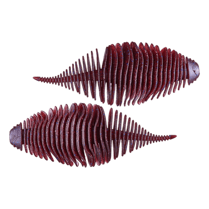 GEECRACK BELLOWS GILL CREATURE BAIT PLUM BLUE FLAKE