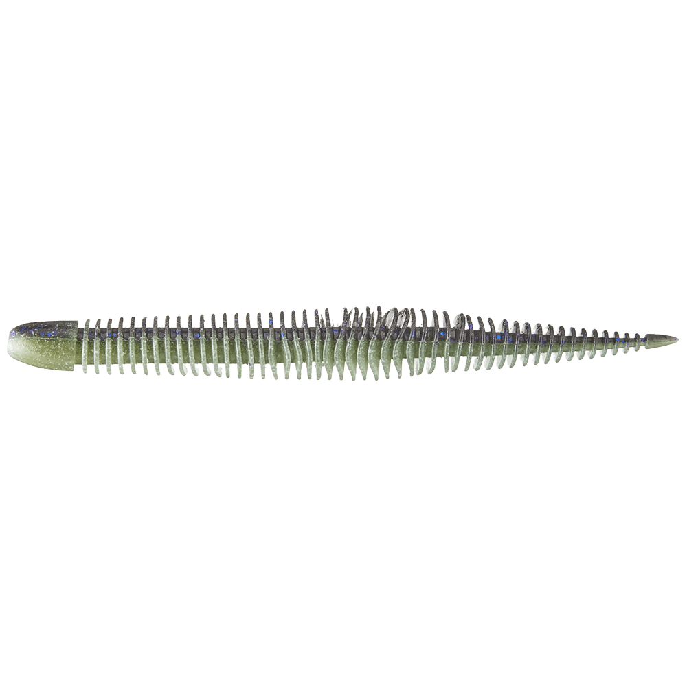 GEECRACK BELLOWS STICK WORM 5.8IN 6PK muddy gill
