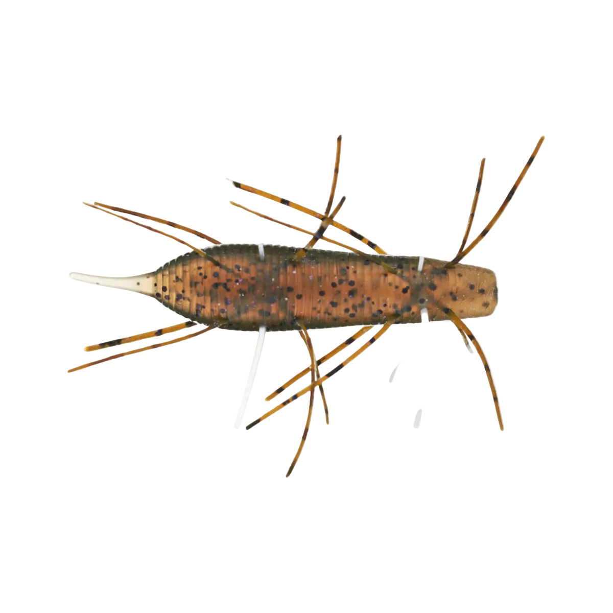 GEECRACK IMO KEMUSHI FLOATING STICK WORM 3PK - 2.5 IN GRN PMPKN WHT