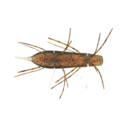 GEECRACK IMO KEMUSHI FLOATING STICK WORM 3PK - 2.5 IN GRN PMPKN WHT