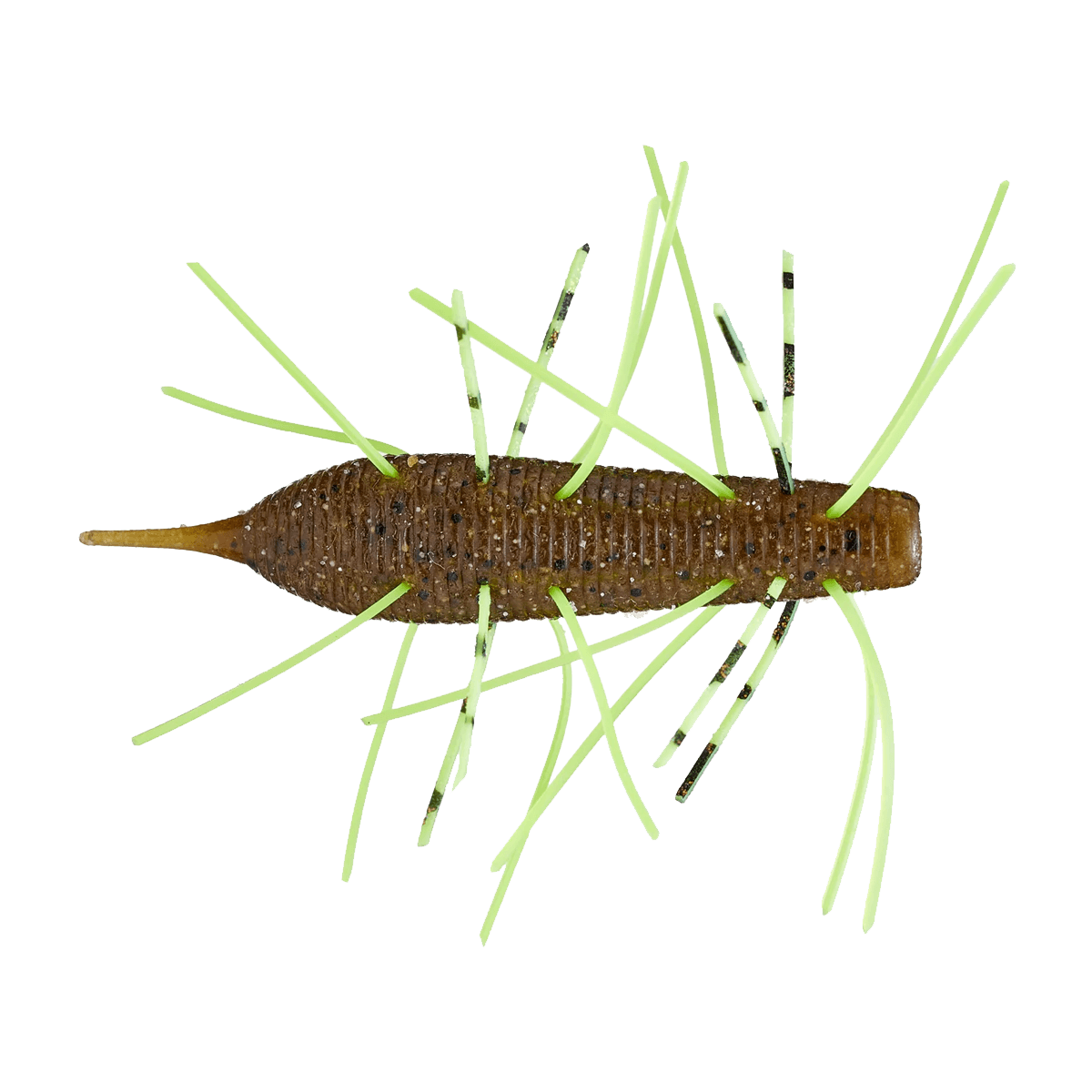 GEECRACK IMO KEMUSHI STICK WORM GREEN PUMPKIN BITE CHARTREUSE