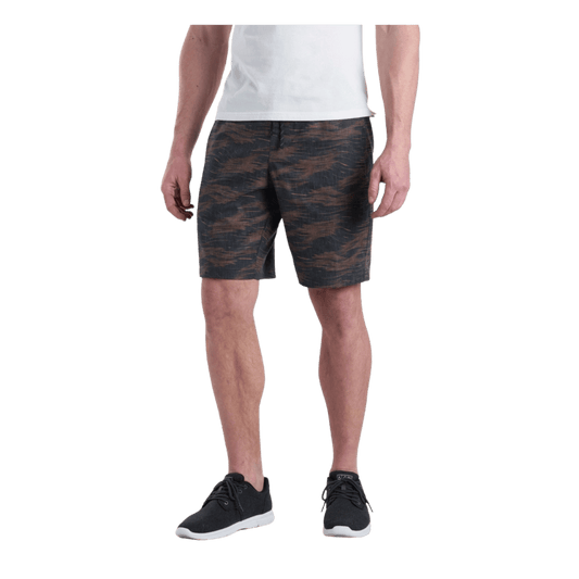 KUHL MEN'S GETAWAY SHORT - TEAKWOOD WAVE PRINT