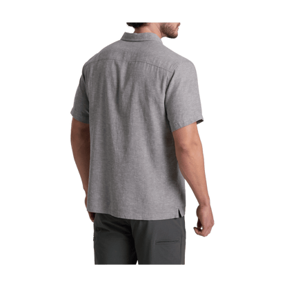 KUHL MEN'S GETAWAY SHORT SLEEVE - TITANIUM - BACK VIEW
