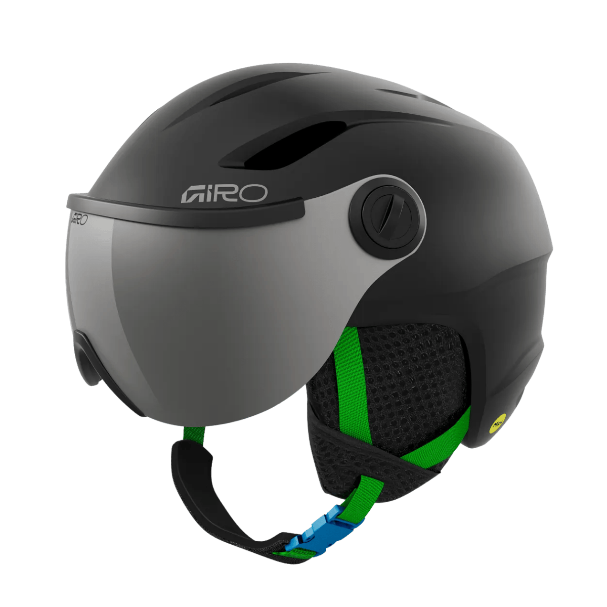 GIRO YOUTH BUZZ MIPS SHIELD HELMET - MATTE BLACK PARTY BLACK