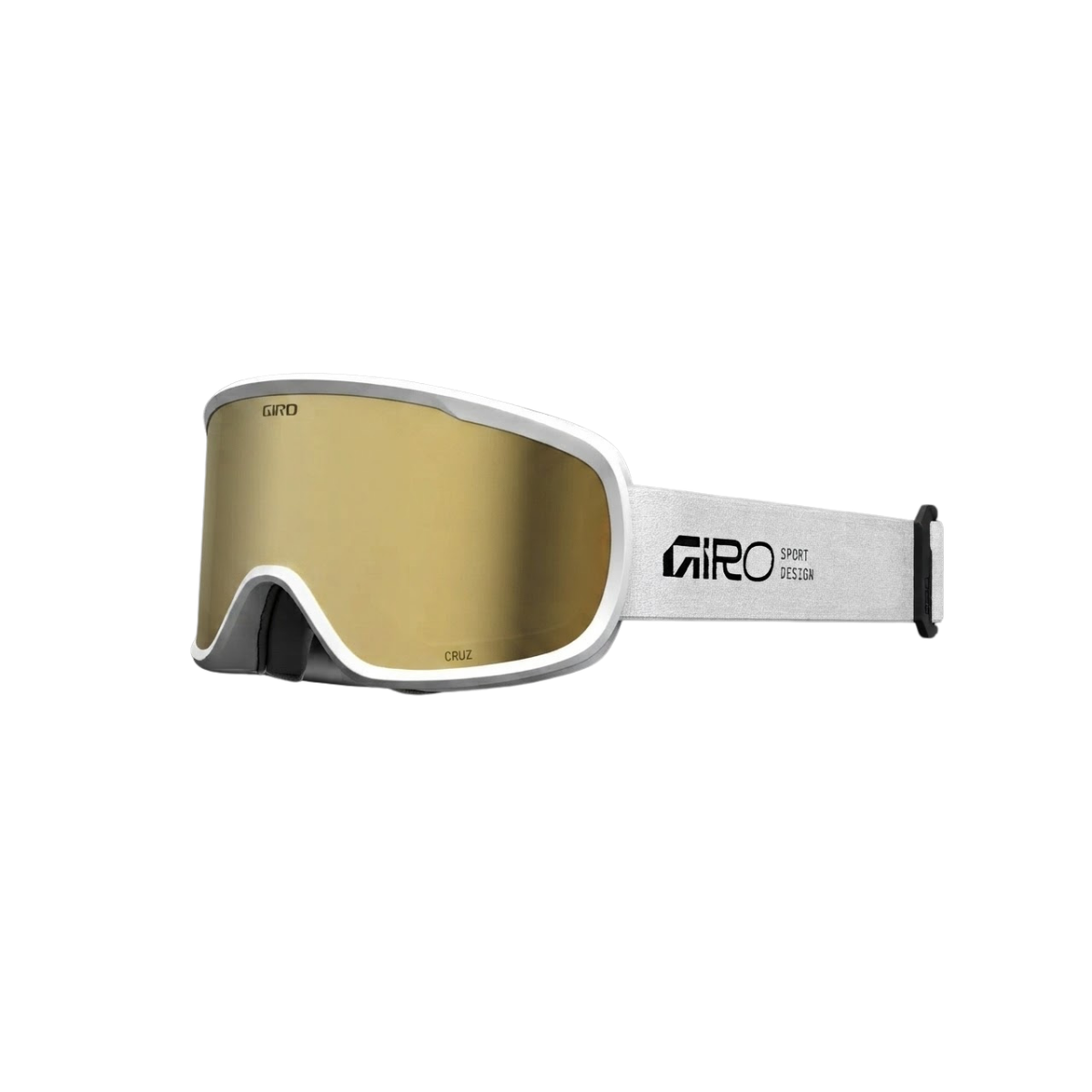 GIRO CRUZ AF GOGGLES WHITE AMBER GOLD