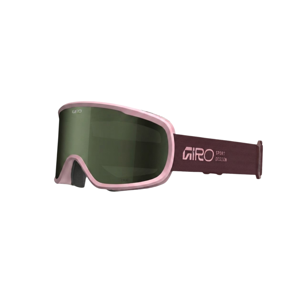 GIRO CRUZ GOGGLE STACKED DARK MAROON LODEN GREEN