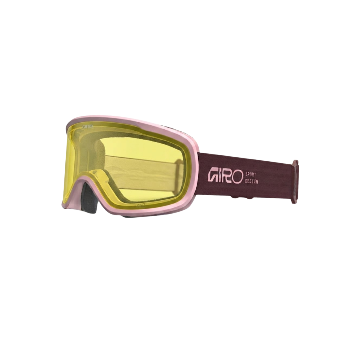 GIRO CRUZ GOGGLE STACKED DARK MAROON YELLOW BOOST