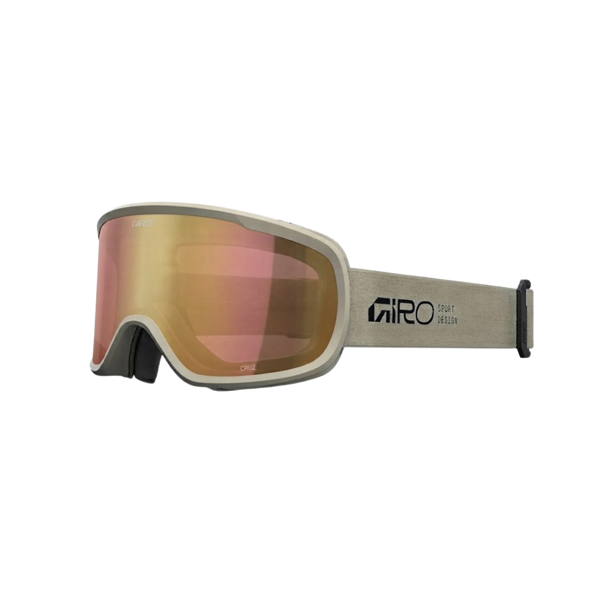 GIRO CRUZ GOGGLE STACKED STONE AMBER ROSE