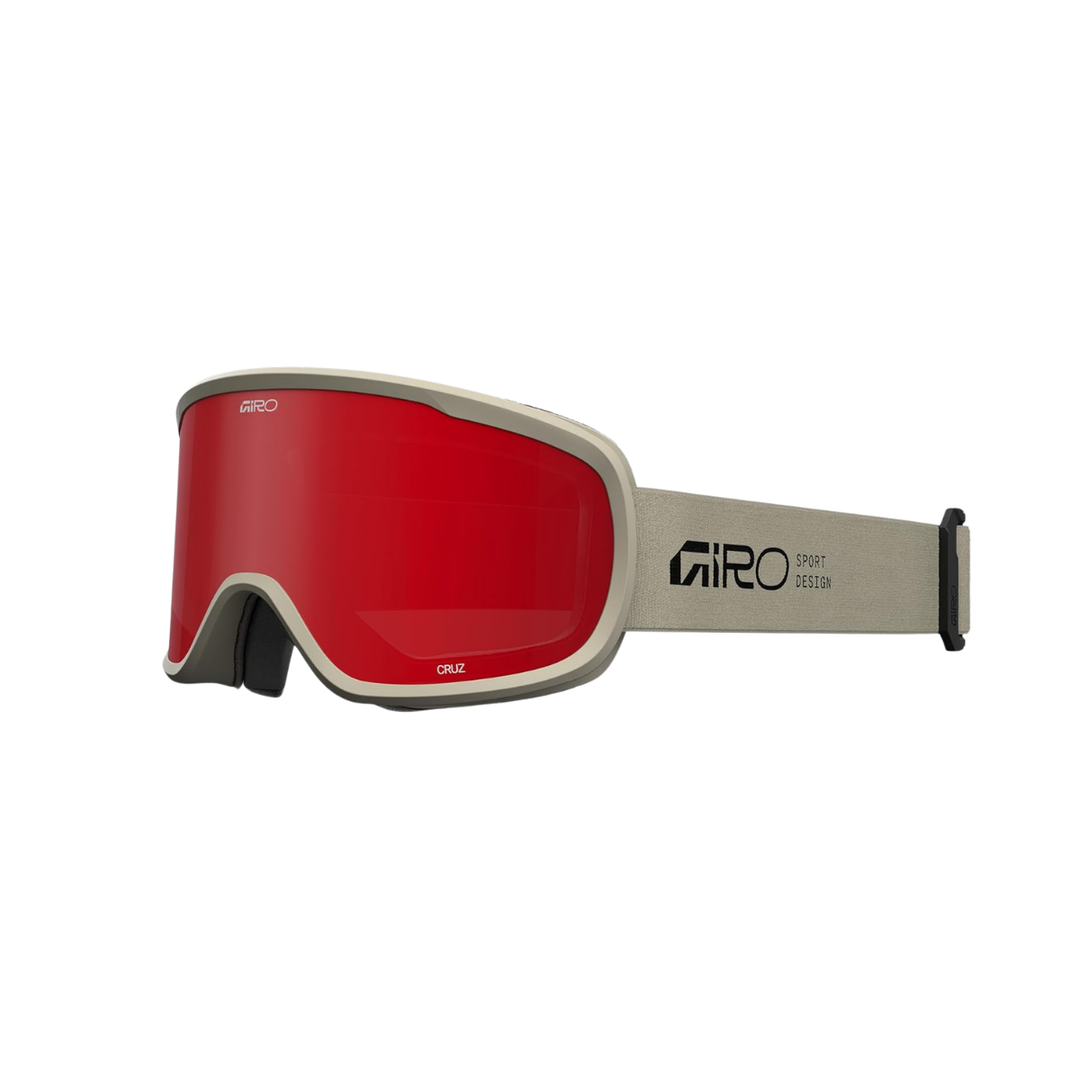 GIRO CRUZ GOGGLE STACKED STONE AMBER SCARLET