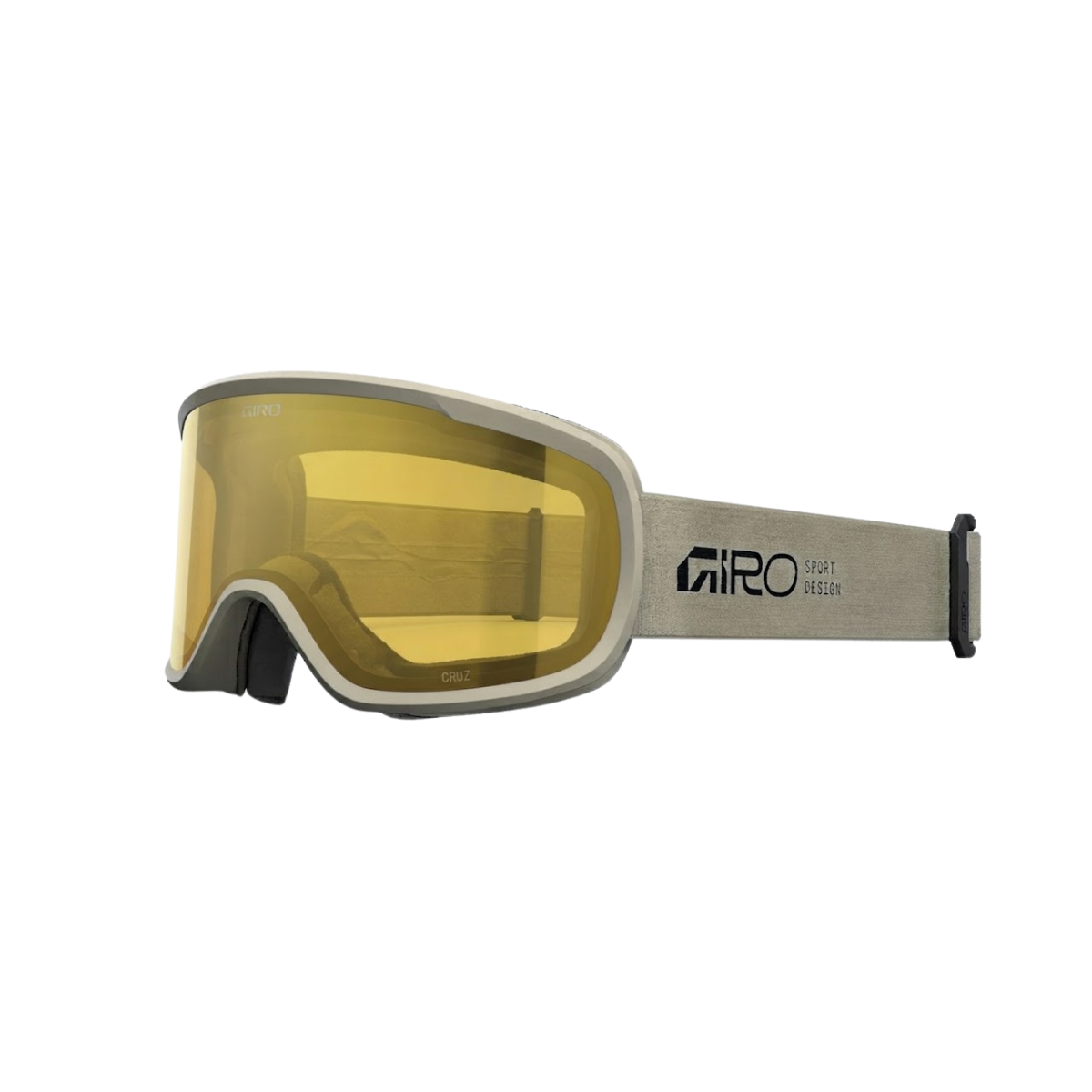 GIRO CRUZ GOGGLE STACKED STONE YELLOW BOOST