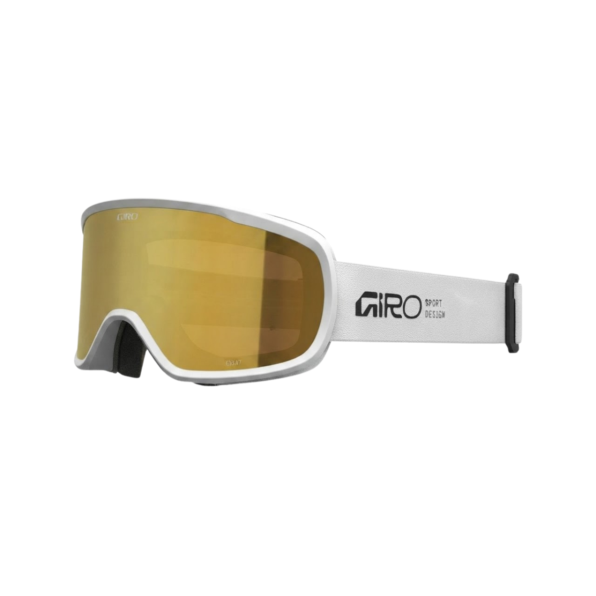 GIRO CRUZ GOGGLE STACKED WHITE AMBER GOLD