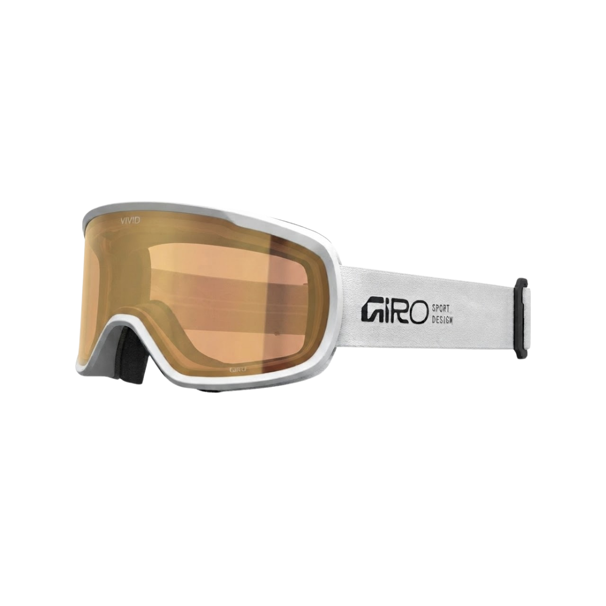 GIRO CRUZ GOGGLE STACKED WHITE AMBER ROSE