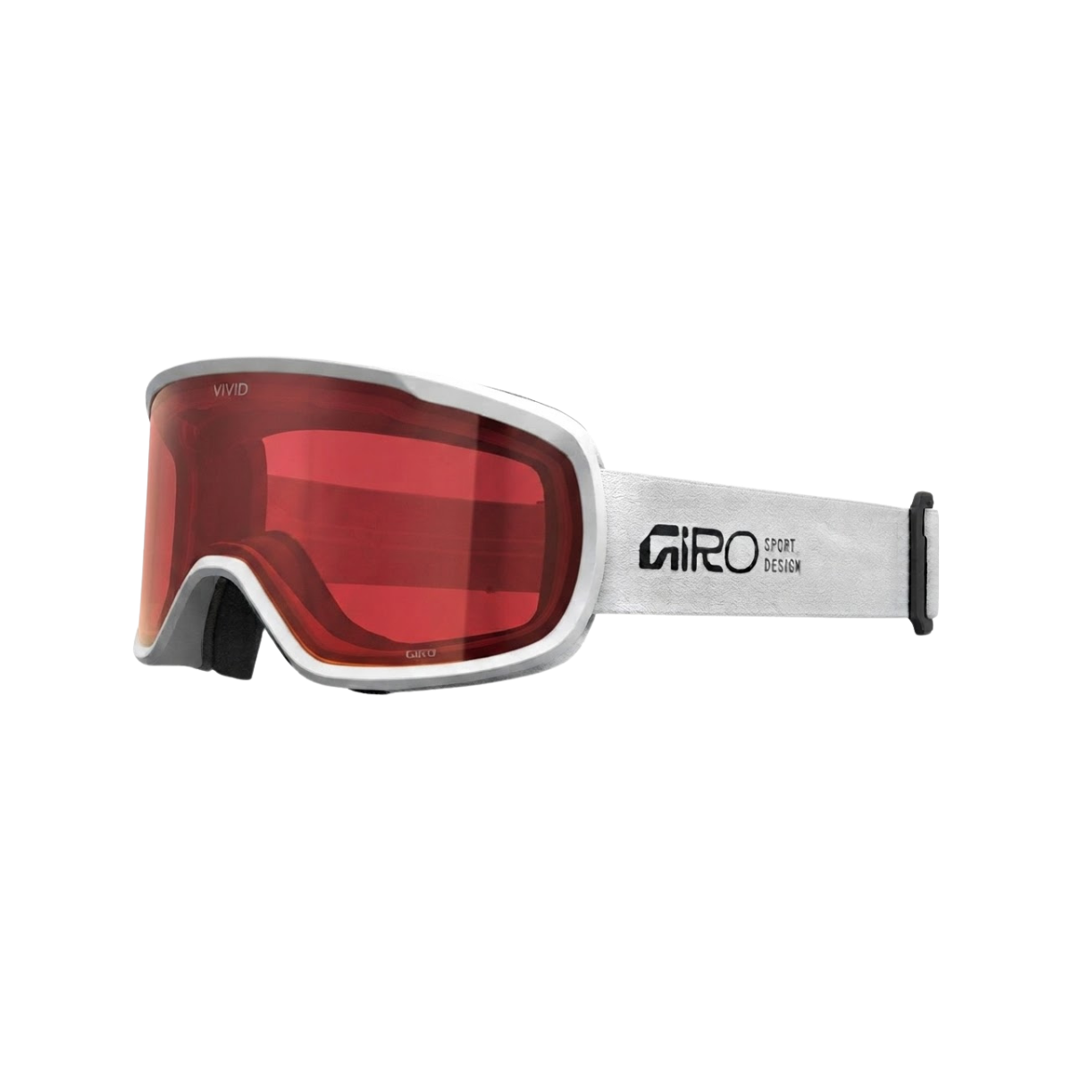 GIRO CRUZ GOGGLE STACKED WHITE AMBER SCARLET