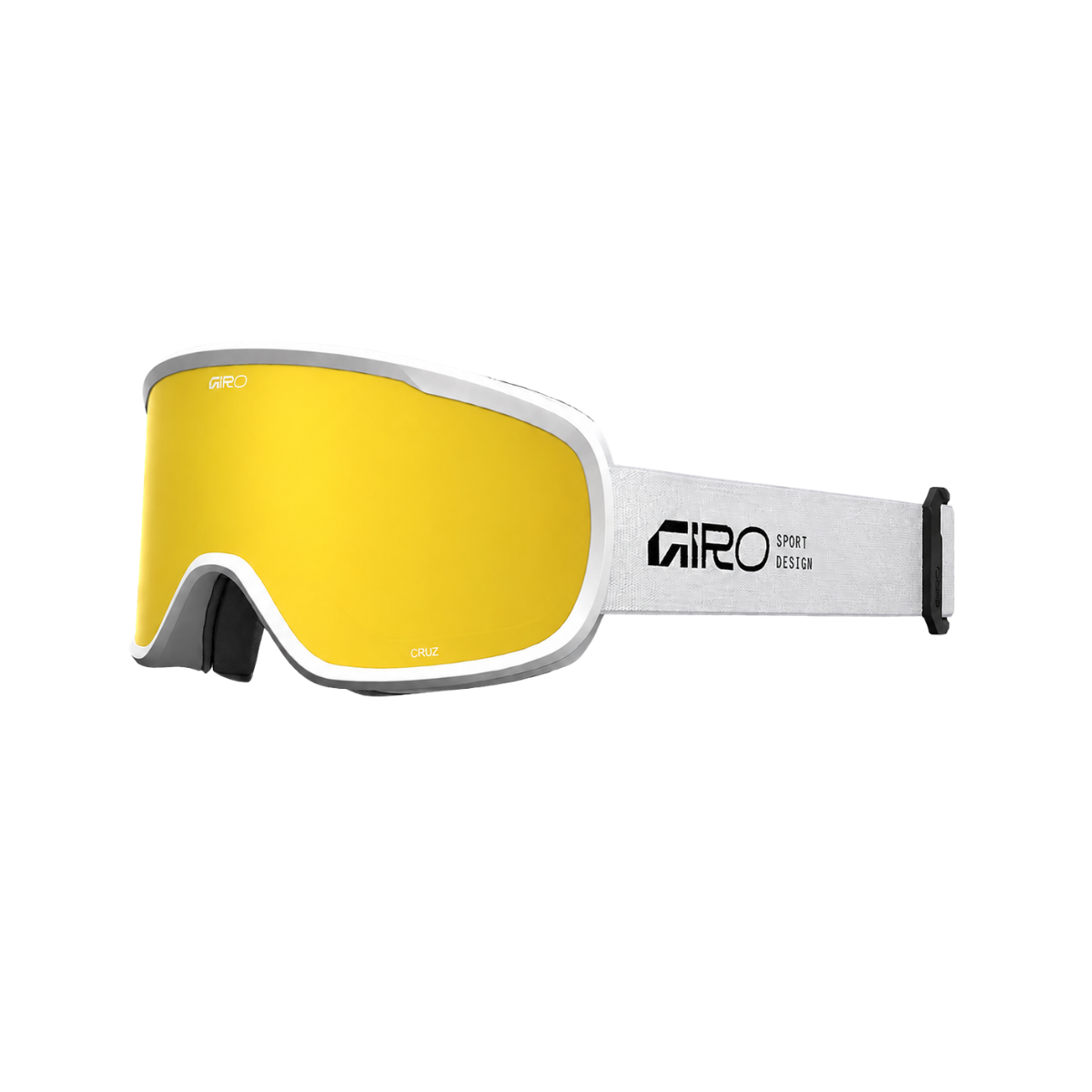 GIRO CRUZ GOGGLE STACKED WHITE YELLOW BOOST
