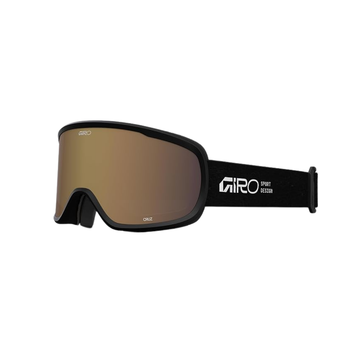 GIRO CRUZ GOGGLE STACKED BLACK AMBER ROSE 