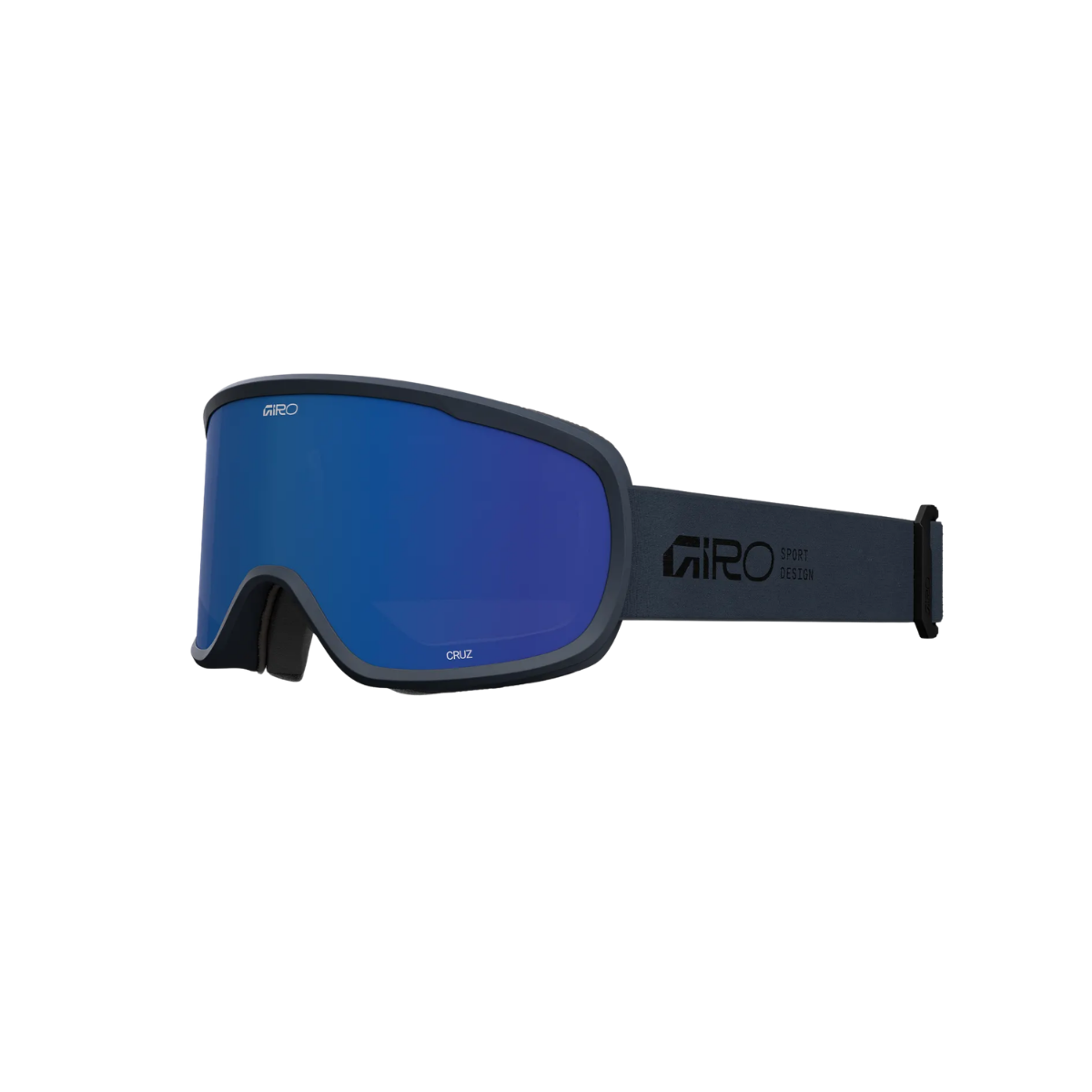 GIRO CRUZ GOGGLE STACKED BLACK GRAY COBALT