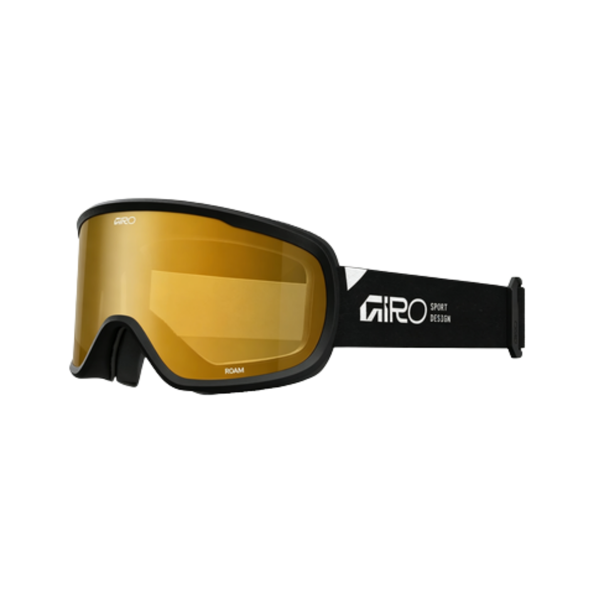 GIRO ROAM GOGGLE STACKED BLACK AMBER GOLD