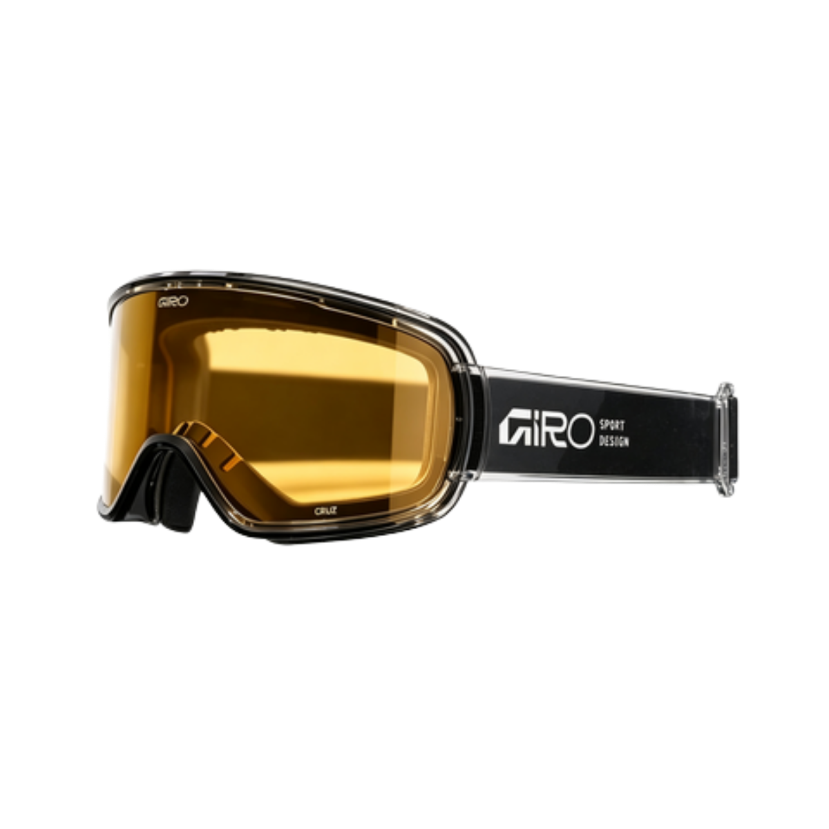GIRO ROAM GOGGLE STACKED BLACK CLEAR AMBER GOLD
