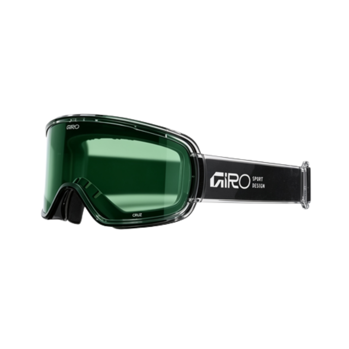 GIRO ROAM GOGGLE STACKED BLACK CLEAR LODEN GREEN