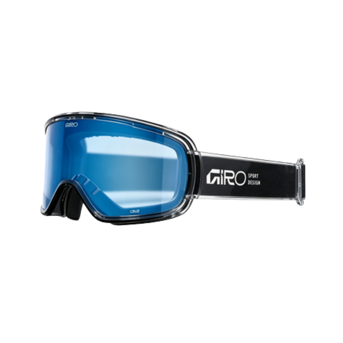 GIRO ROAM GOGGLE STACKED BLACK CLEAR SKY BLUE GRAY COBALT