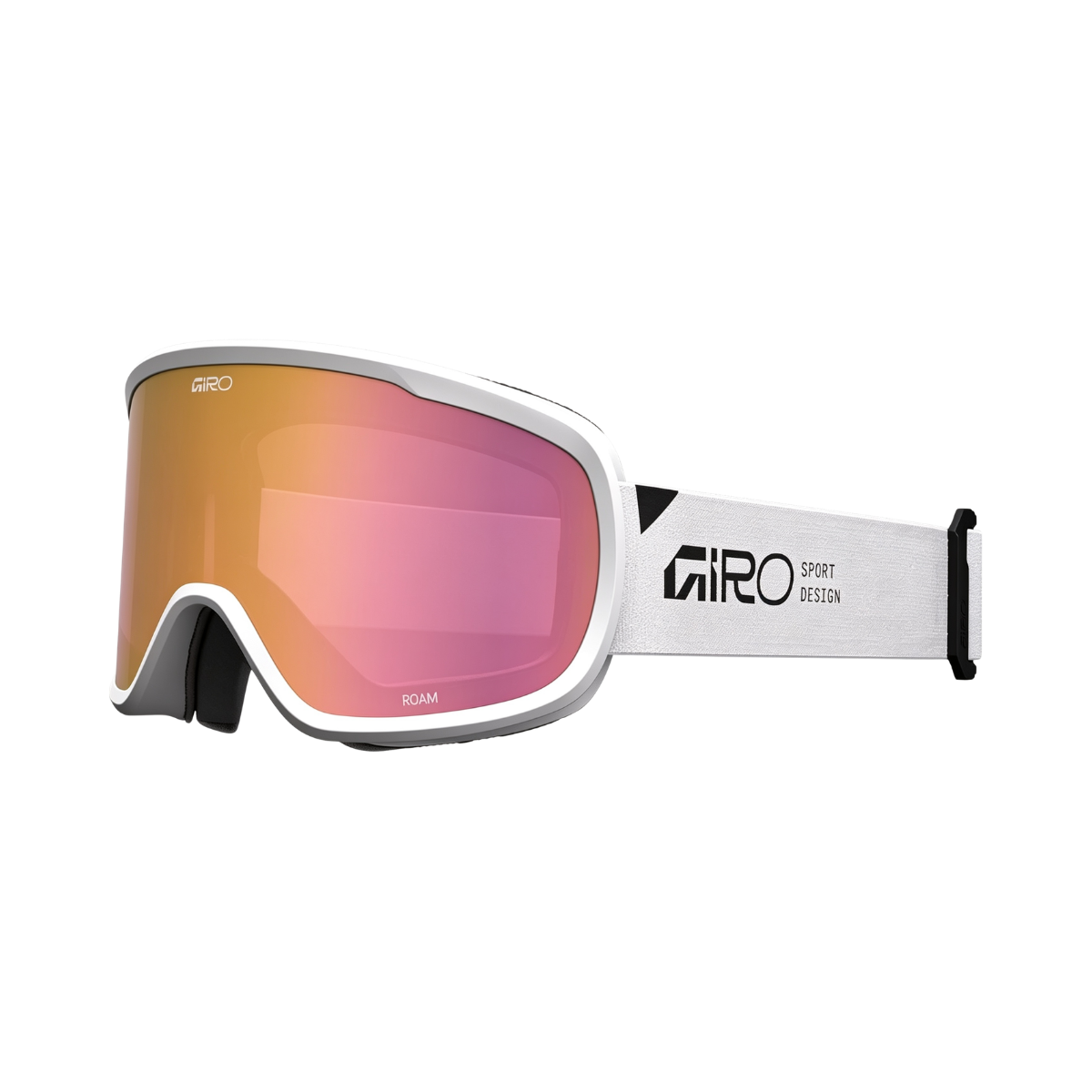 GIRO ROAM GOGGLE STACKED WHITE AMBER PINK