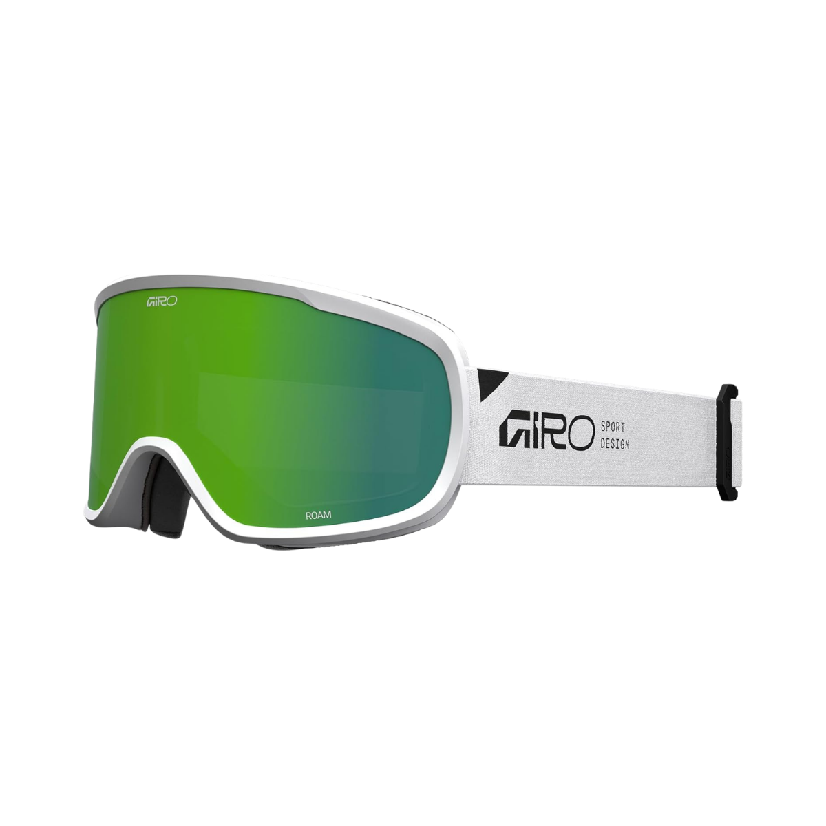 GIRO ROAM GOGGLE STACKED WHITE LODEN GREEN