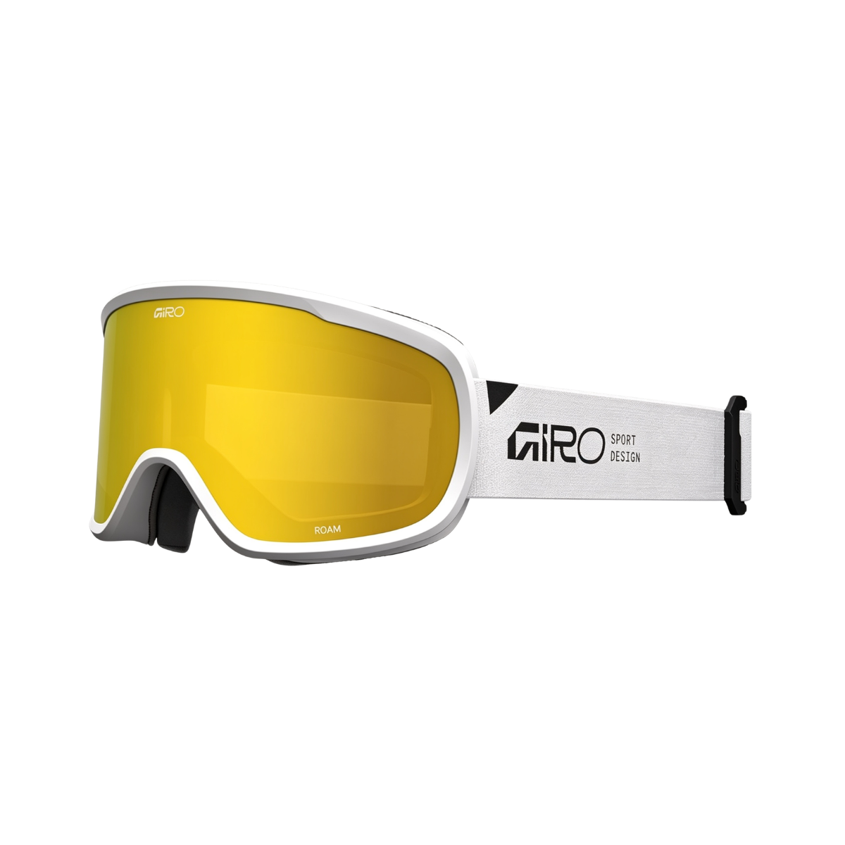GIRO ROAM GOGGLE STACKED WHITE YELLOW